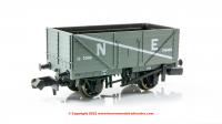 NR-7001E Peco 9ft 7 Plank Open Wagon number 158486 in NE Grey livery